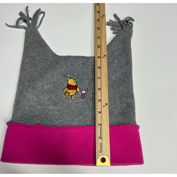 Vintage Winnie the Pooh Fleece Hat Size 4-14x Embroidered Piglet Pooh - Picture 6 of 7